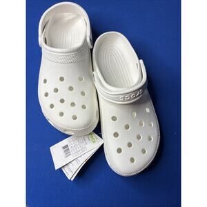 Crocs Classic Clog White Size 10M/12W New With Tags 10001-100